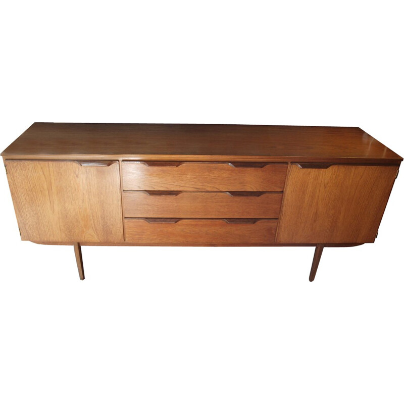 Sideboard in teak with 3 drawers and 2 storage compartments - 1960s