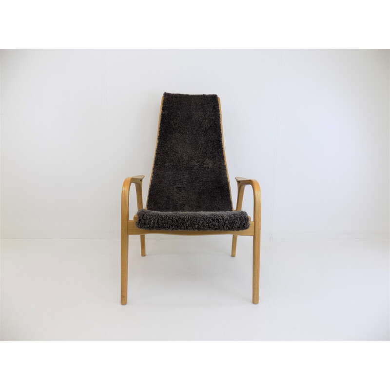 Vintage Zweedse Lamino fauteuil van Yngve Ekstrom