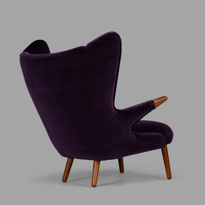 Danish vintage model 91 wingback armchair by Svend Skipper for Skipper Møbler, 1950