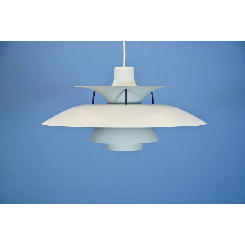 Vintage Ph5 pendant lamp in white by Poul Henningsen for Louis Poulsen, Denmark 1960s