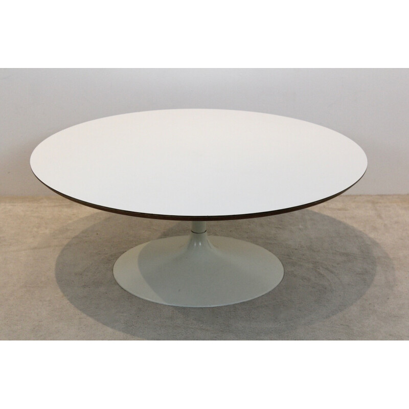 Vintage T830 tulip coffee table in melamine by Geoffrey Harcourt for Artifort, Netherlands