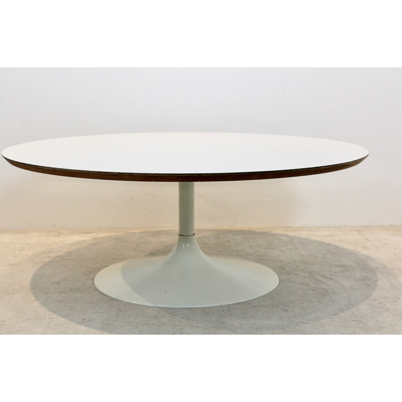 Vintage T830 tulip coffee table in melamine by Geoffrey Harcourt for Artifort, Netherlands