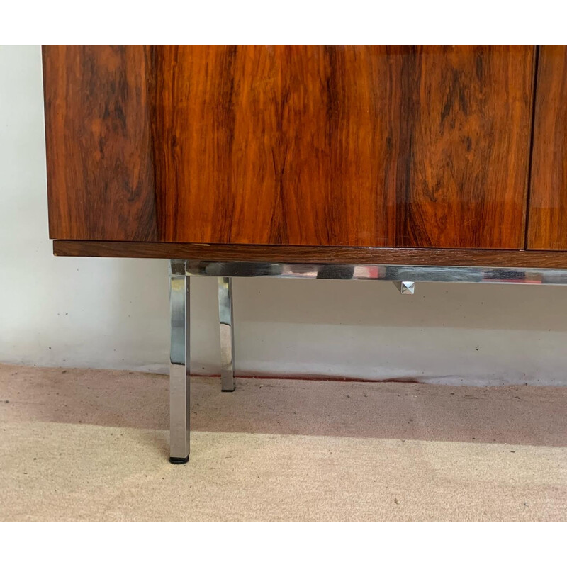 Vintage rosewood highboard, Belgium 1960-1970s