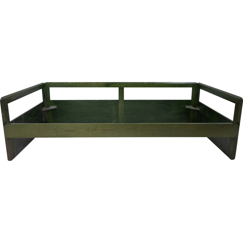 Daybed verde de mediados de siglo por Derk Jan de Vries, Italia 1960s