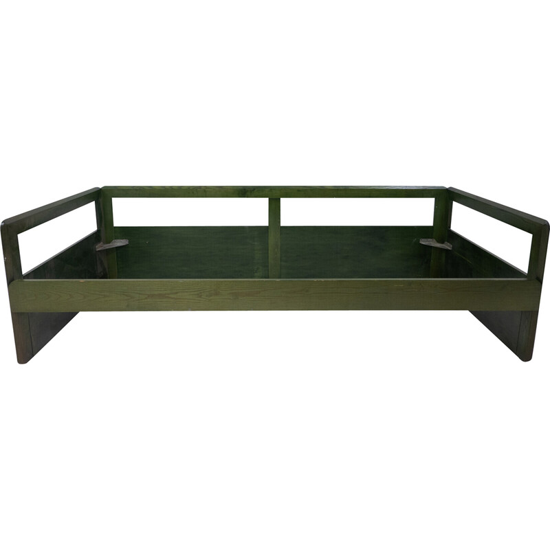 Mid-century green daybed by Derk Jan de Vries, Italy 1960s