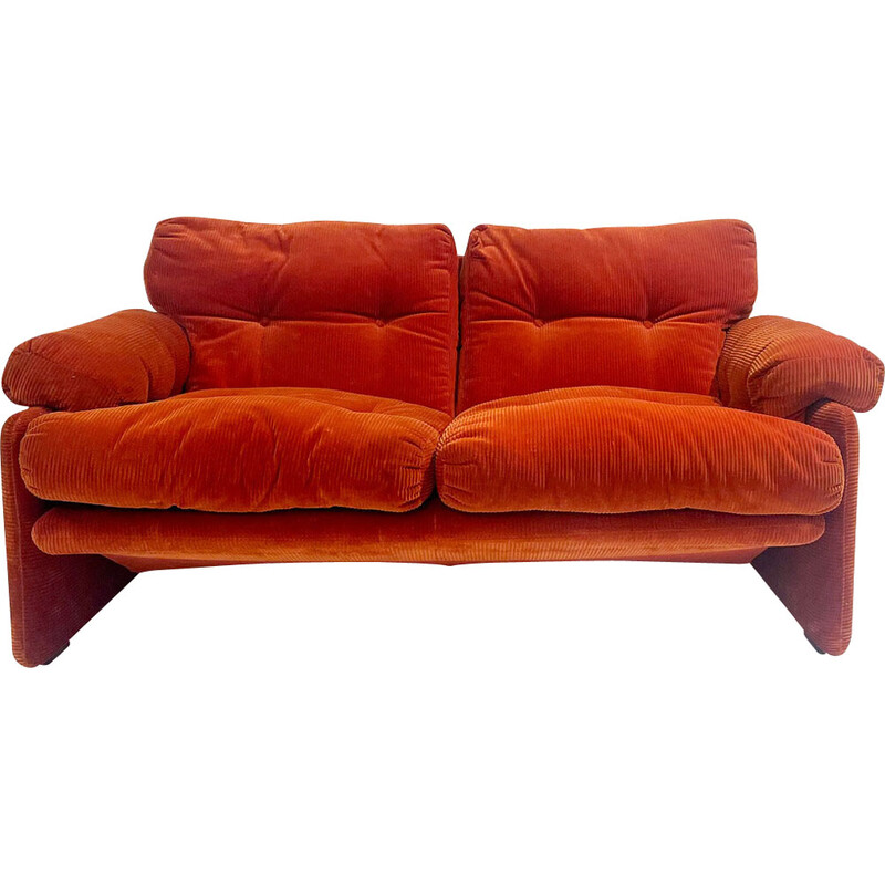 Vintage 2-seater Coronado sofa by Tobia Scarpa for C&B Italia, Italy