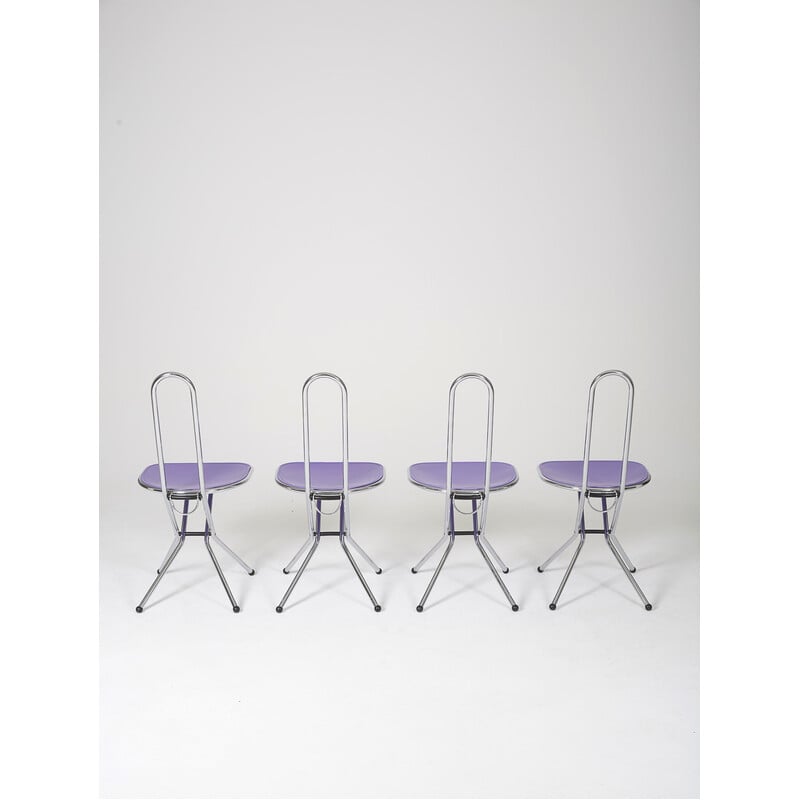 Satz von 4 Vintage Isak Stühlen von Niels Gammelgaard für Ikea, 1980