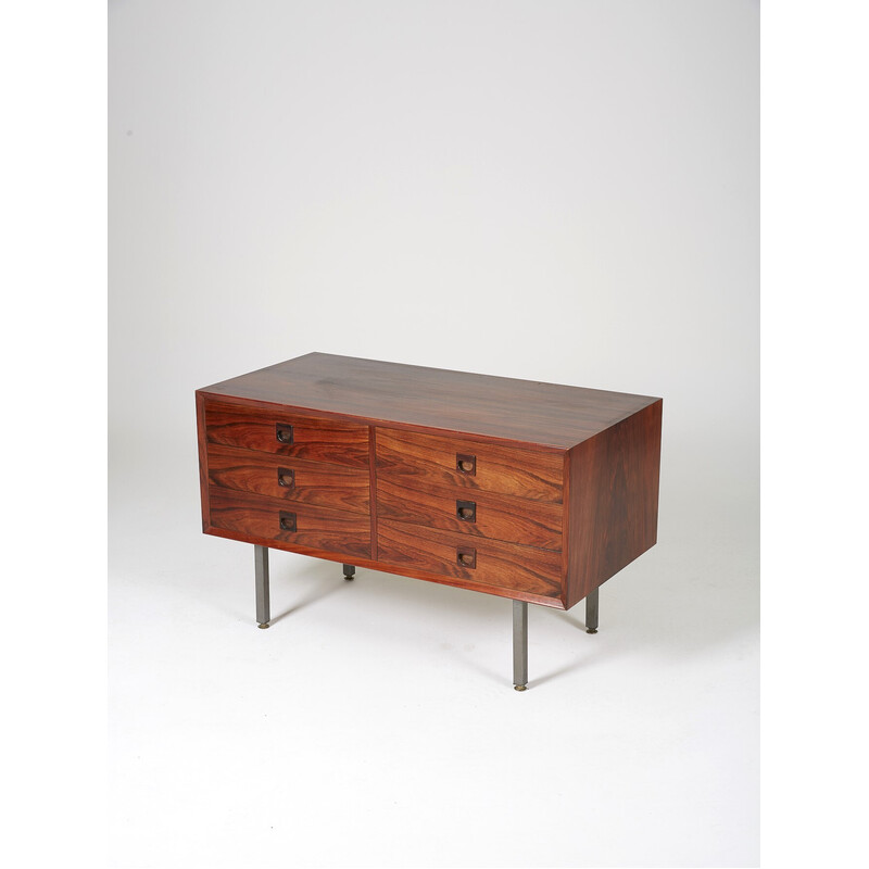 Vintage rosewood sideboard by Erik Brouer for Mobelfabrik, 1960