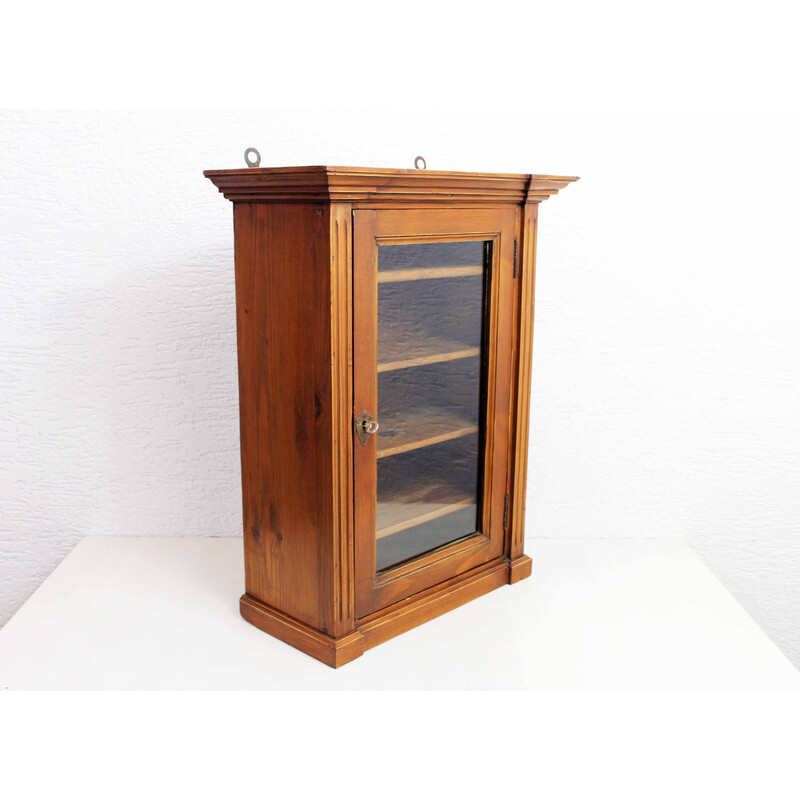 Vintage massief houten wandkast, 1950