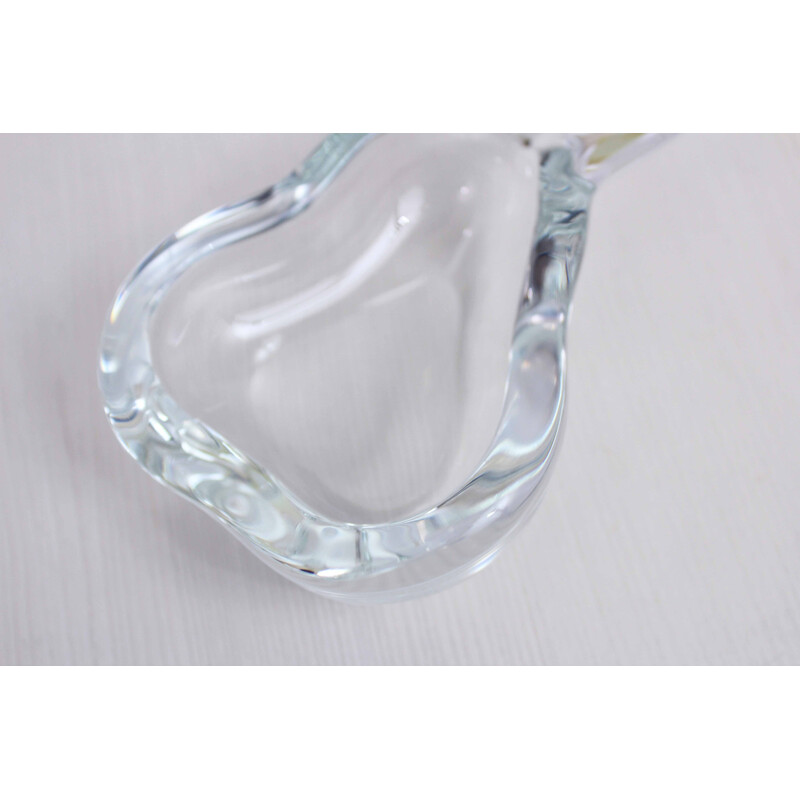 Vintage crystal "pear" ashtray