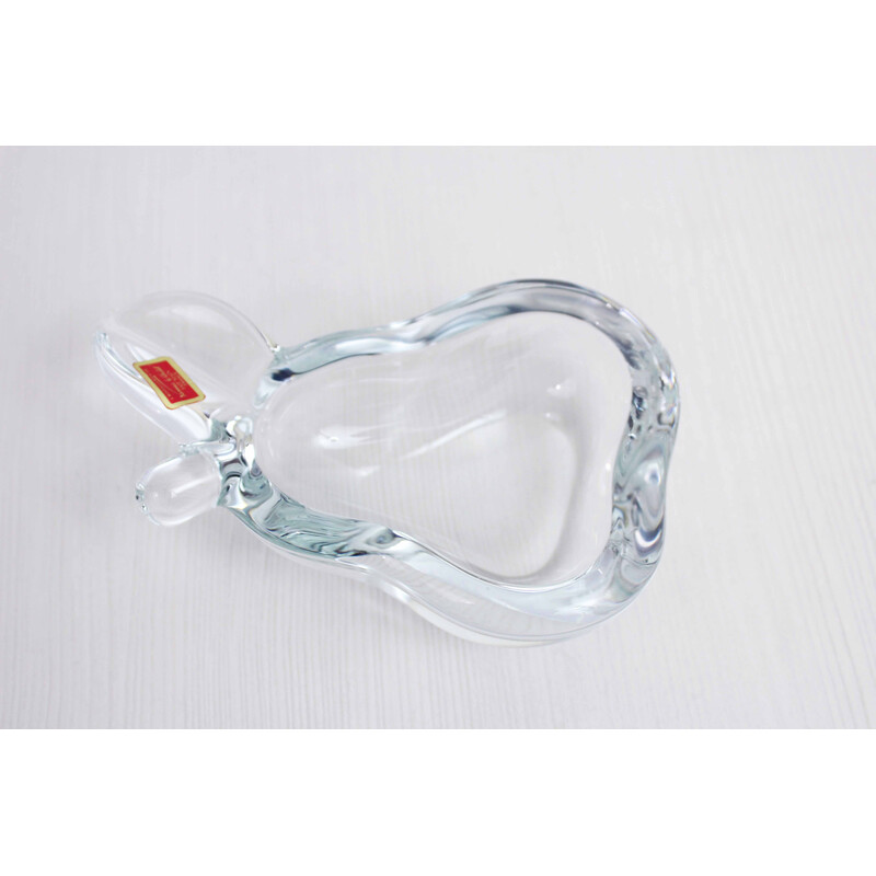 Vintage crystal "pear" ashtray