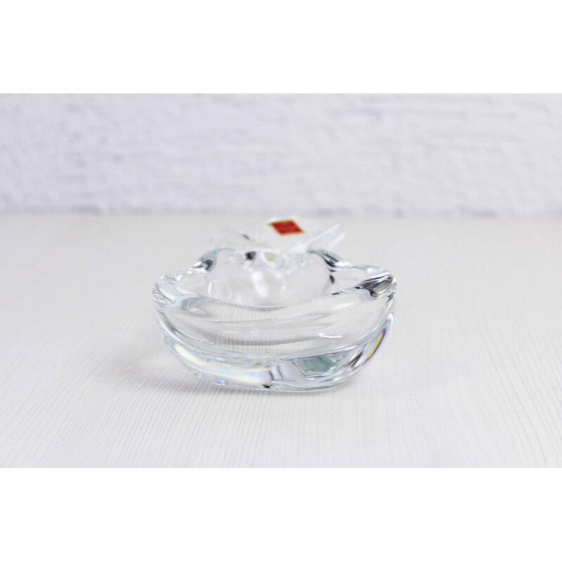 Vintage crystal "pear" ashtray