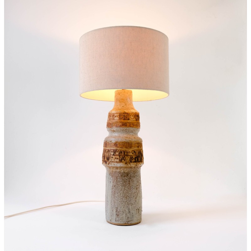 Vintage ceramic table lamp by Bernard Rooke, England 1960-1970s