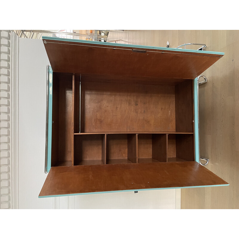 Vintage cabinet in light blue