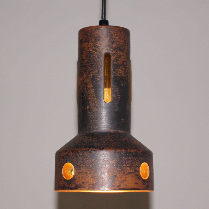 Pair of Copper pendant lights by Nanny Still - 1960s