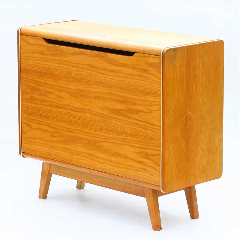 Bedclothes cabinet produced by Jitona Czechoslovakia - 1960s