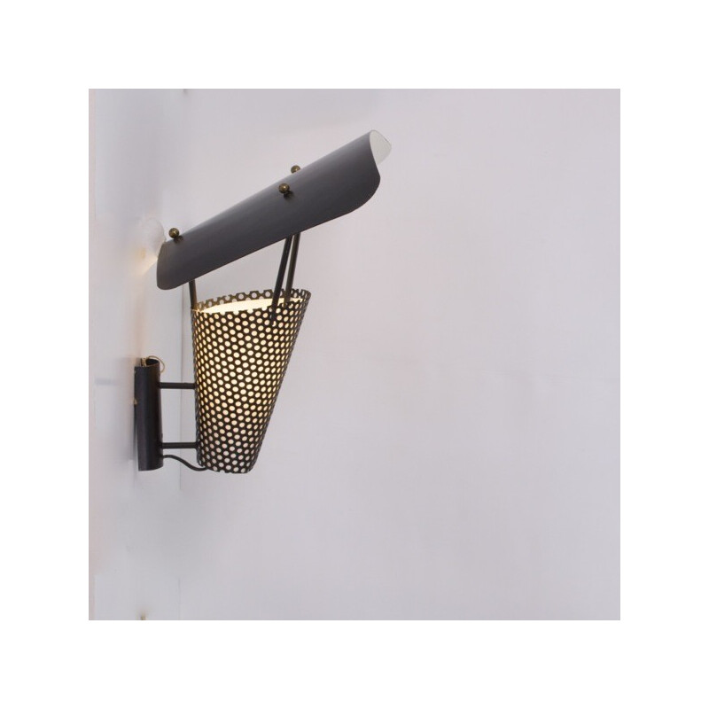 Vintage wall lamp Cerf Volant by Jacques Biny, 1955