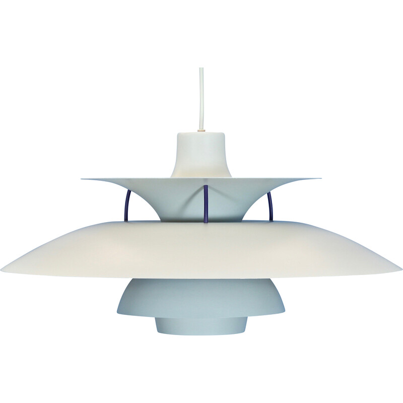 Vintage Ph5 pendant lamp in white by Poul Henningsen for Louis Poulsen, Denmark 1960s