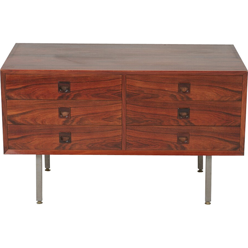 Vintage rosewood sideboard by Erik Brouer for Mobelfabrik, 1960