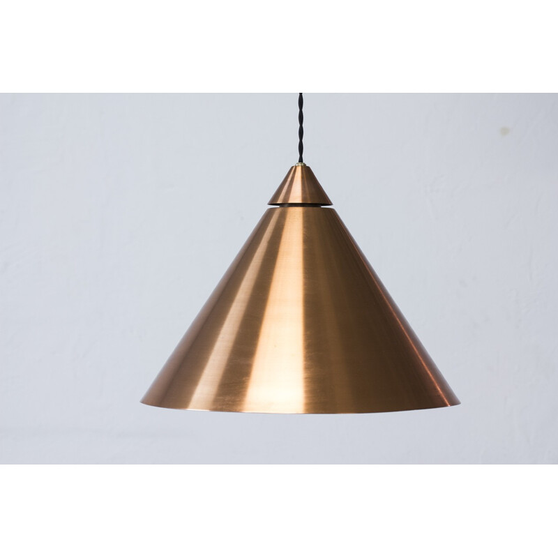 Cone shaped pendant lamp by Luxus - 1960s