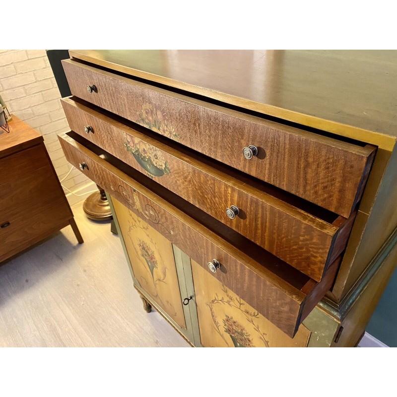 Vintage solid wood chest of drawers for Butler Manufacturing Company, Usa 1920s