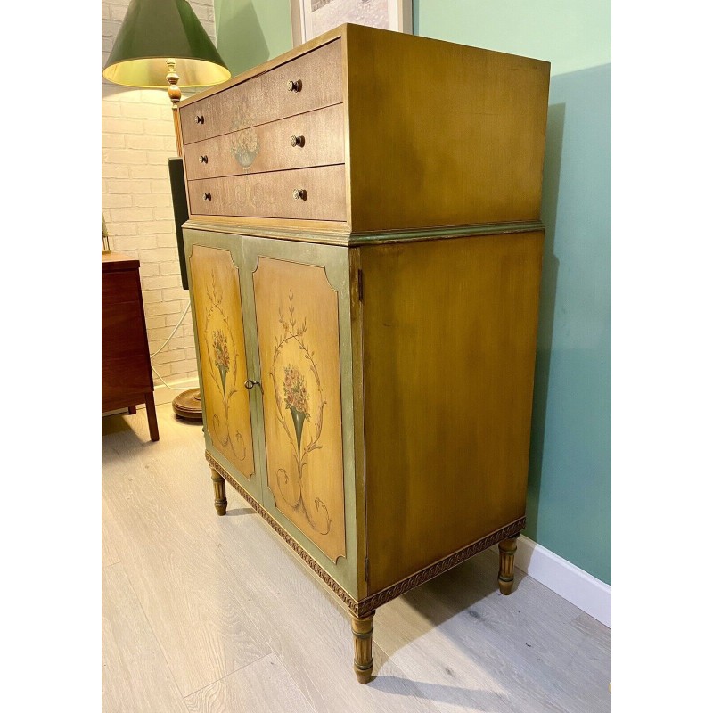 Commode vintage en bois massif pour Butler Manufacturing Company, États-Unis 1920