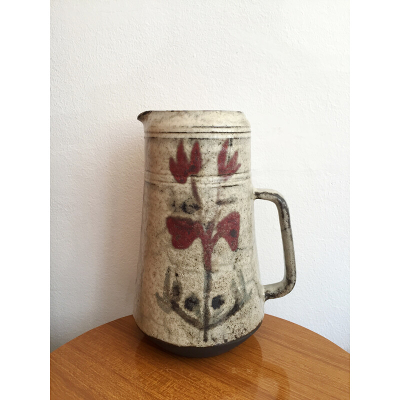 Ceramic pitcher by Gustave Reynaud - 1960s