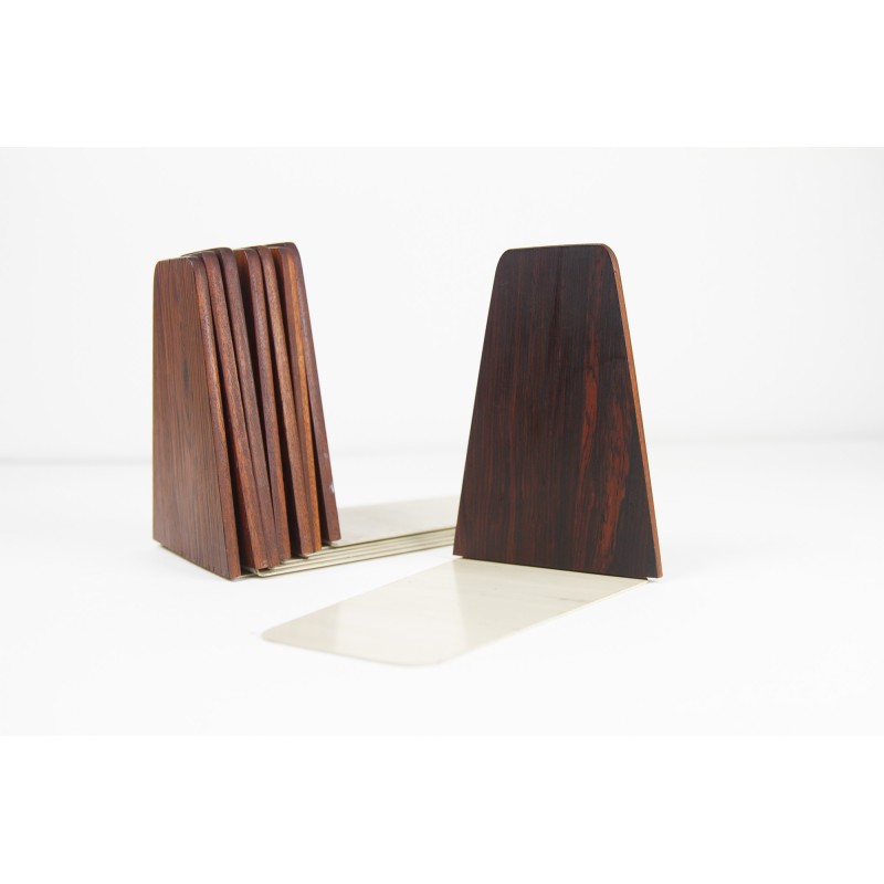 Set of 8 mid-century bookends by Kai Kristiansen for Fm, 1960s