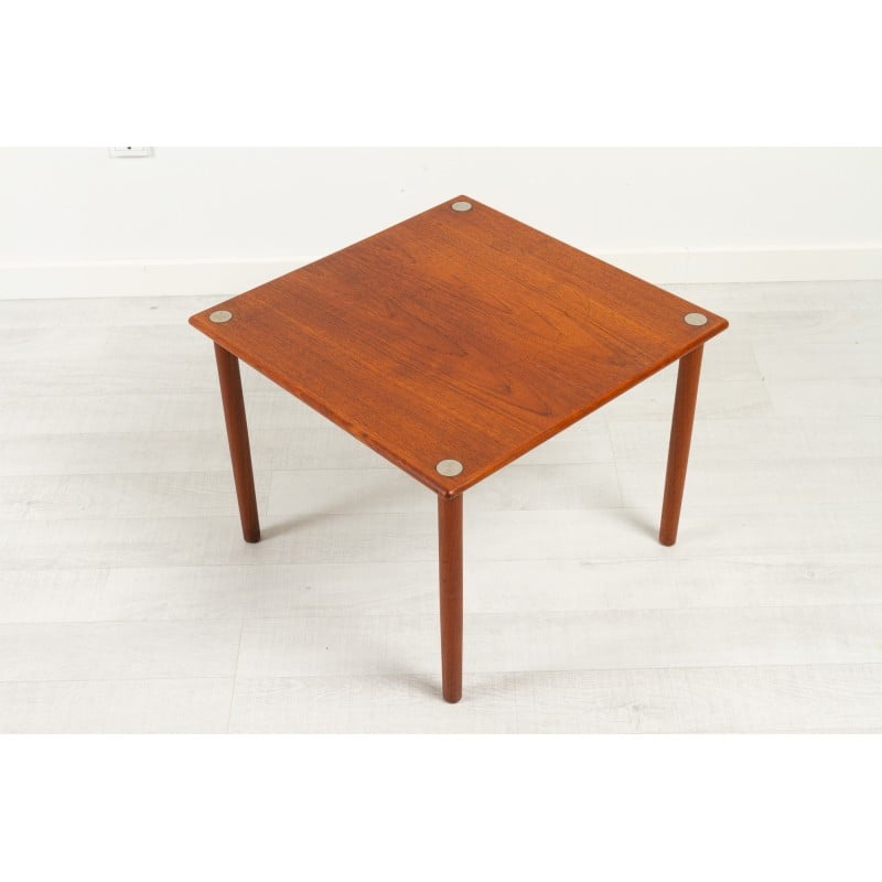 Vintage Danish teak side table by Georg Petersen, 1960s
