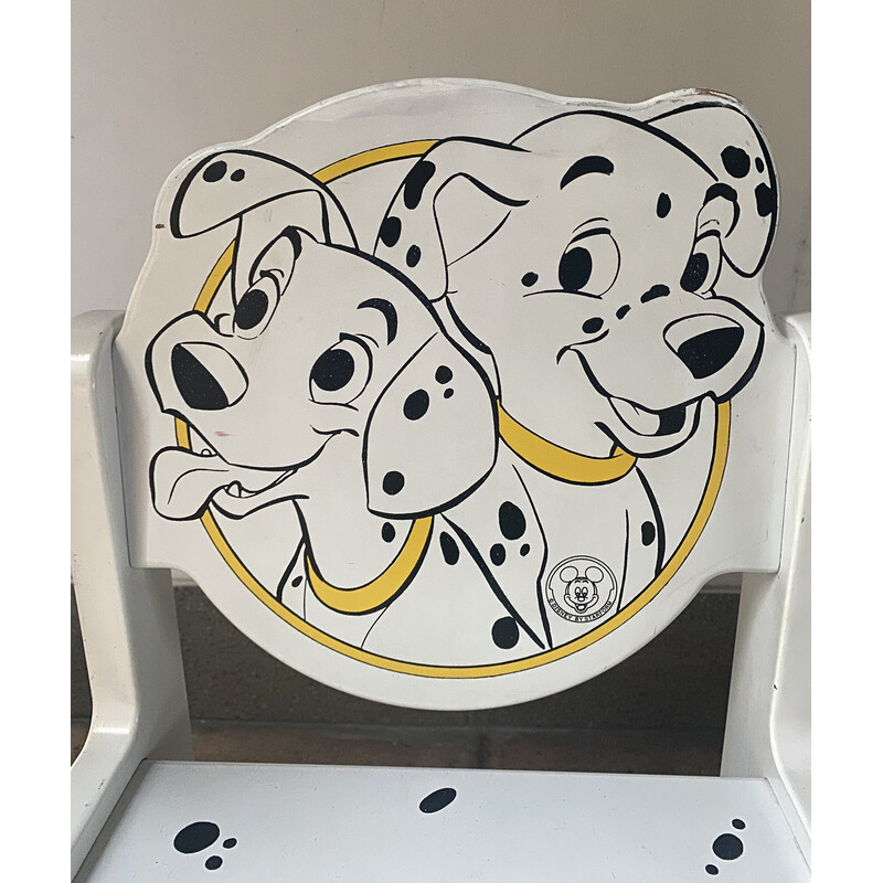 Bureau vintage avec chaise "101 dalmatiens" par Pierre Colleu pour Starform, 1980