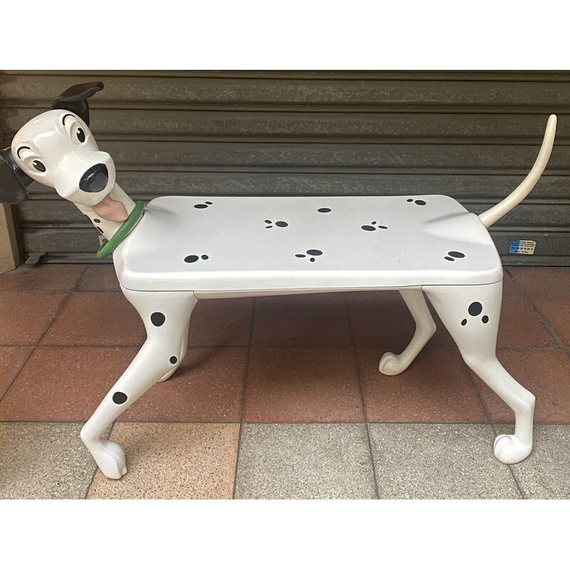 Bureau vintage avec chaise "101 dalmatiens" par Pierre Colleu pour Starform, 1980