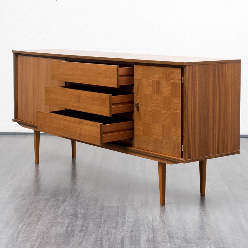 Walnut vintage sideboard - 1960s