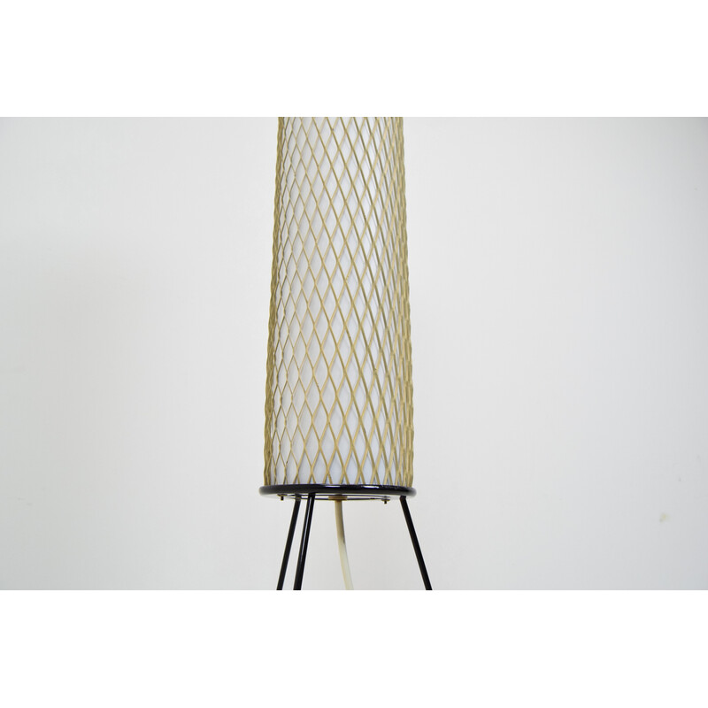 Vintage "Rocket" floor lamp in lacquered metal and plastic by Josef Hurka for Napako, Czechoslovakia 1960s