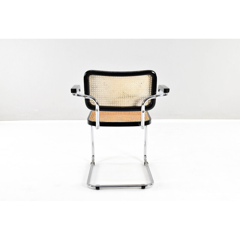 Ensemble de 4 chaises Cesca B64 italiennes vintage par Marcel Breuer, 1970