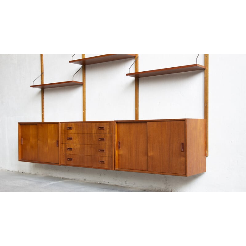 Vintage bookcase Ps System by Preben Sørensen for Randers Møbelfabrik