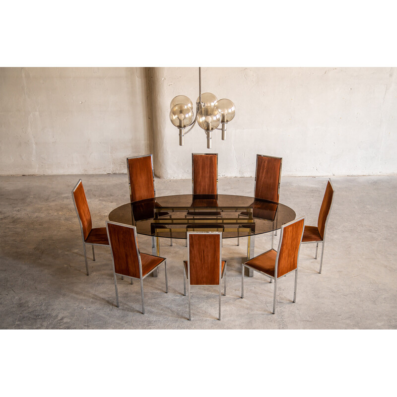 Vintage Italian dining set by Renato Zevi, 1970