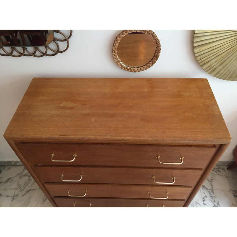 Vintage chest of drawers with 4 drawers - 1950s