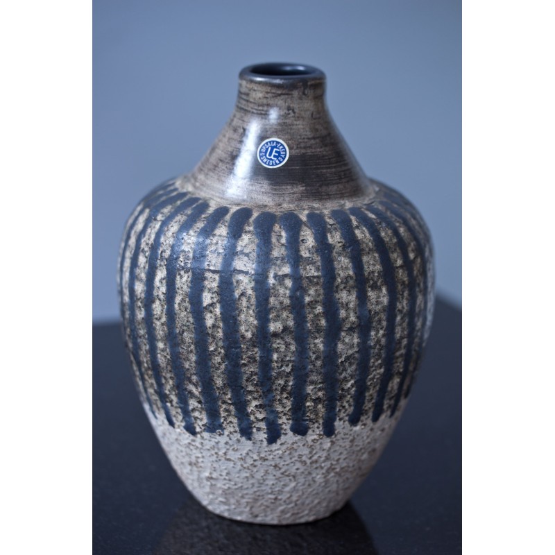 Paar alte Vasen aus Steinzeug von Mari Simmulson für Upsala-Ekeby, Schweden 1967er