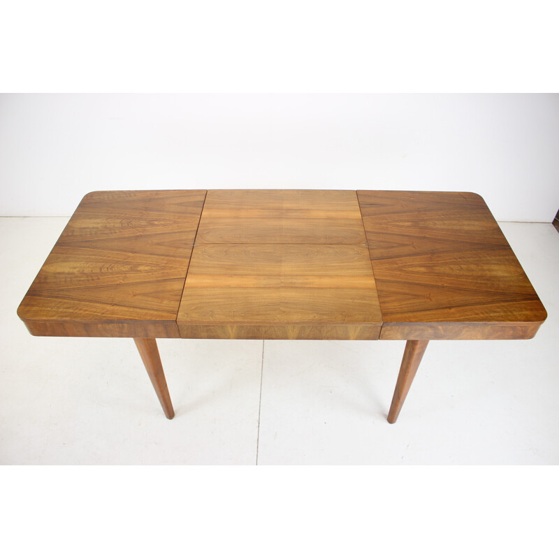 Vintage extendable dining table by Jindřich Halabala for Up Závody, Czechoslovakia 1957