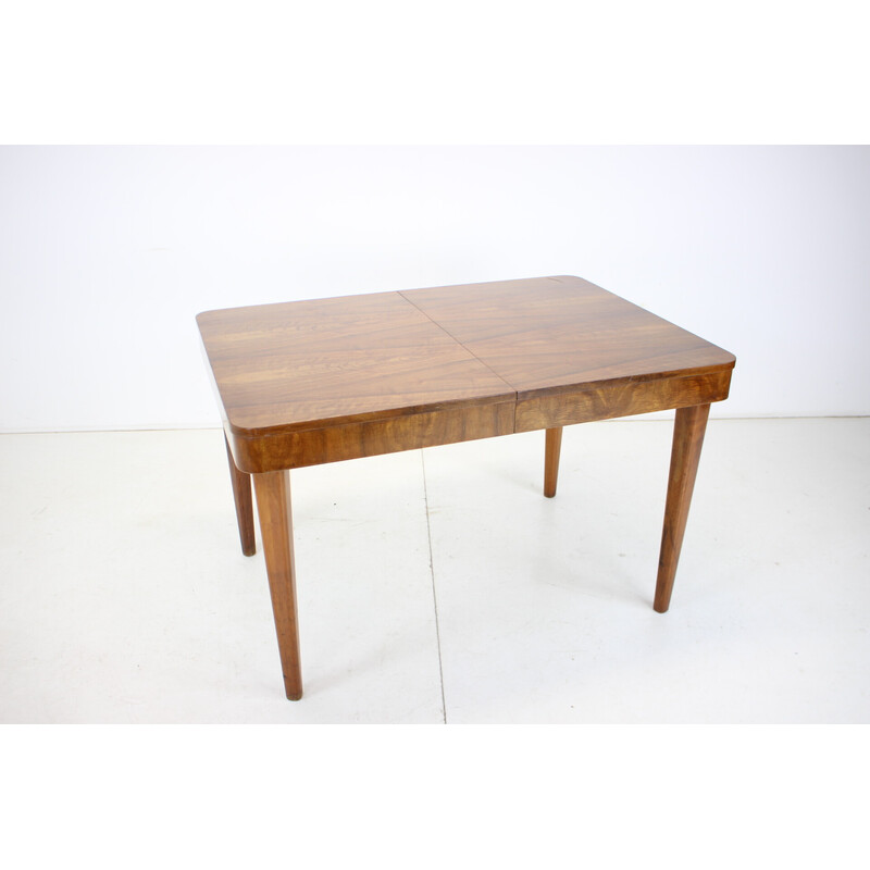 Vintage extendable dining table by Jindřich Halabala for Up Závody, Czechoslovakia 1957