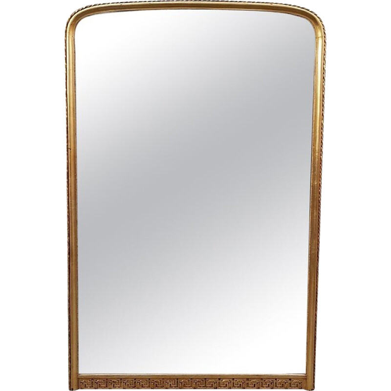 miroir de cheminée doré - bois