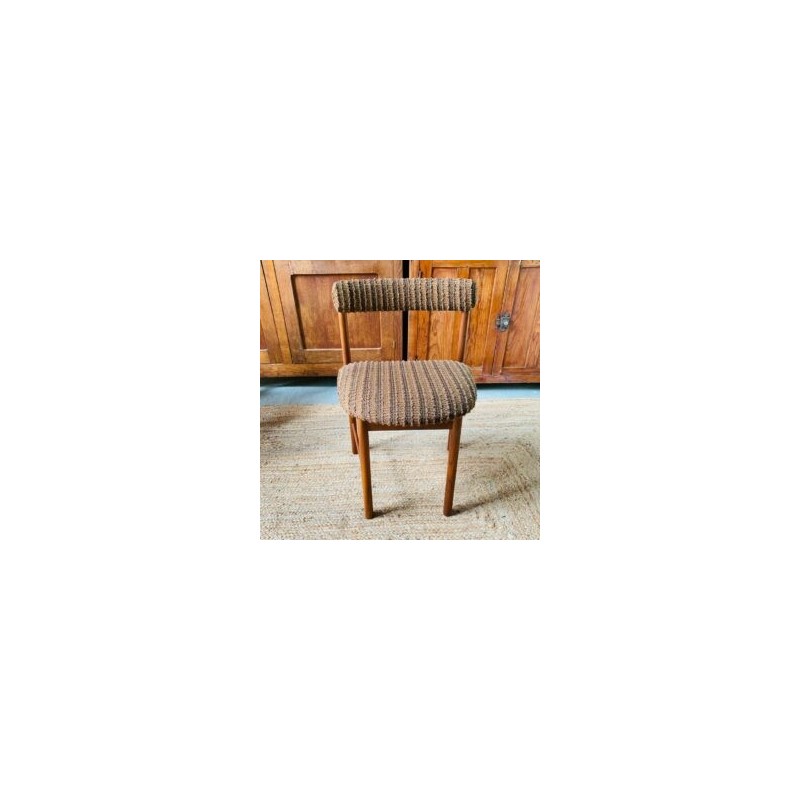 Vintage teak and fabric chair by Tom Robertson for McIntosh & Co, Scotland 1960s