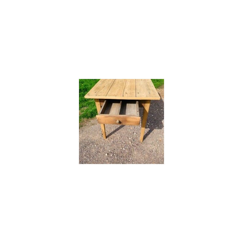 Mesa agrícola de madeira Vintage
