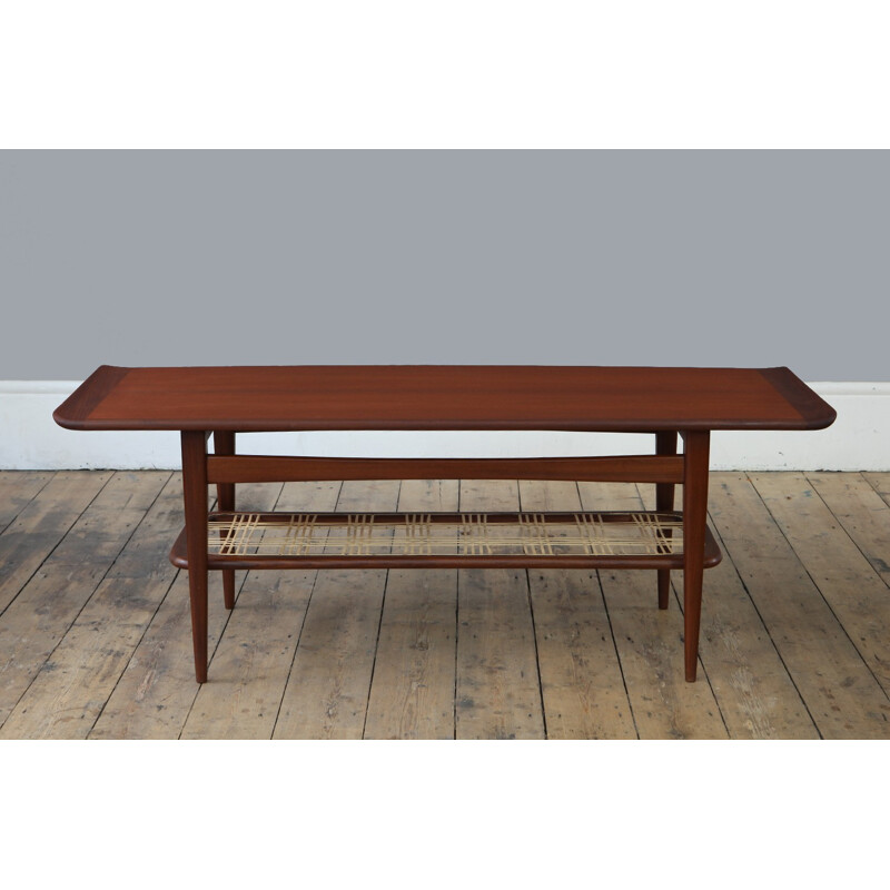 Dutch teak coffee table - 1960s