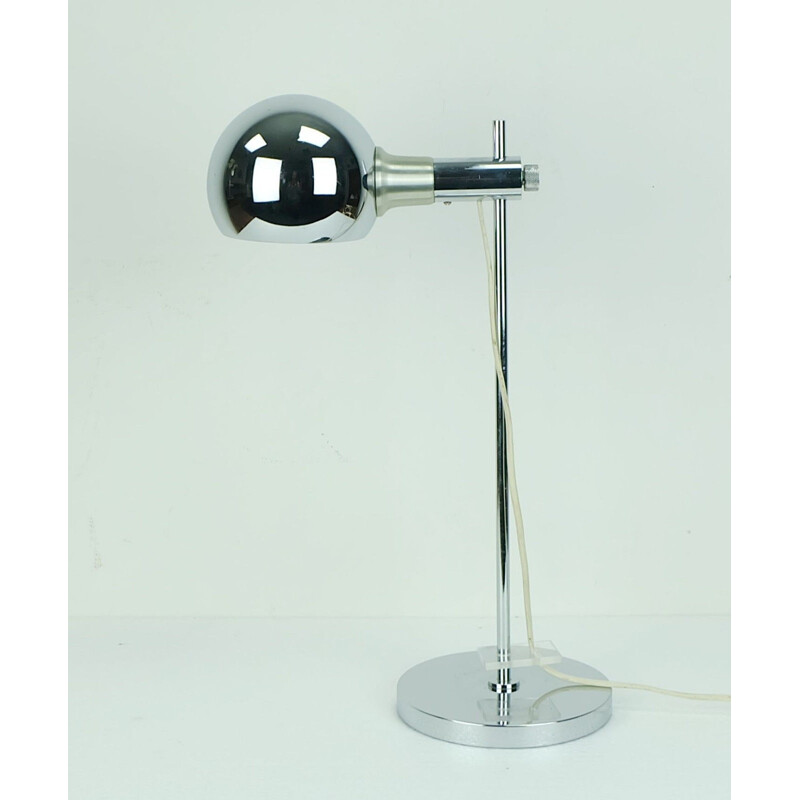 Lampe de bureau chromée ajustable - 1970