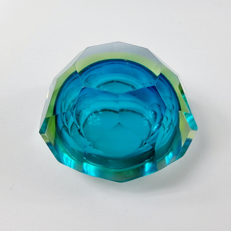 Vintage Murano glass Sommerso bowl by Flavio Poli for Alessandro Mandruzzato, Italy 1960s