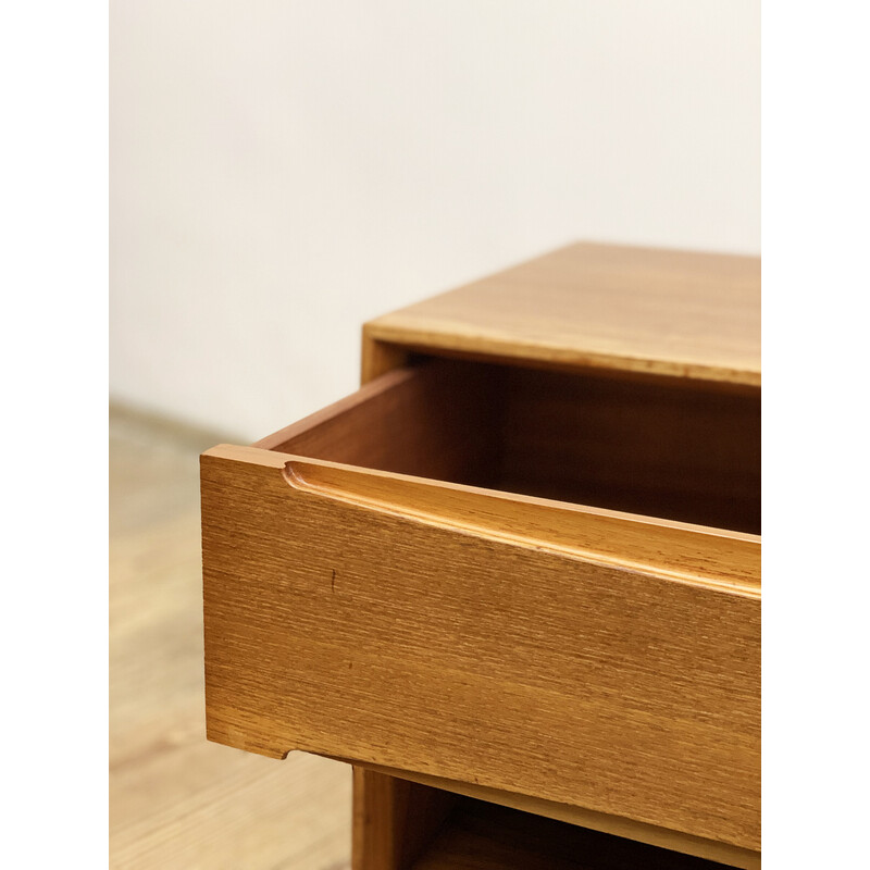 Pair of mid-century Danish night stands in teak by Dyrlund, 1960