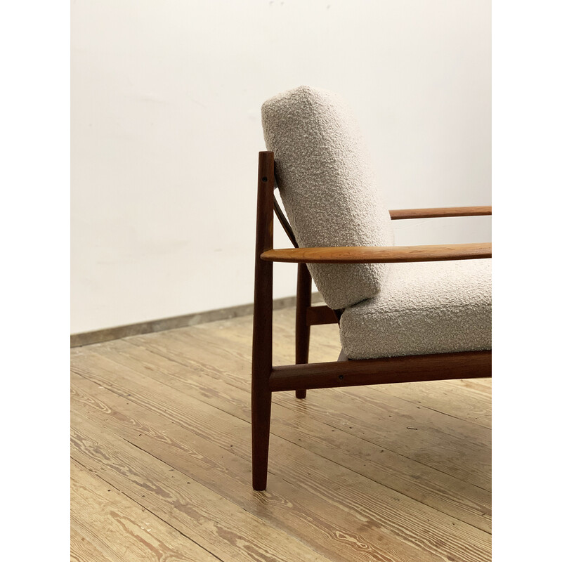 Mid-century Danish armchair by Grete Jalk for France and Søn, 1960s