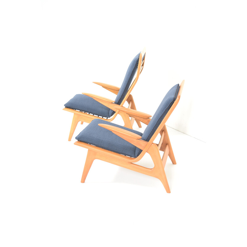 Paire de fauteuils De Ster Gelderland - 1960