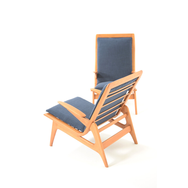 Set of 2 De Ster Gelderland easy chairs - 1960s